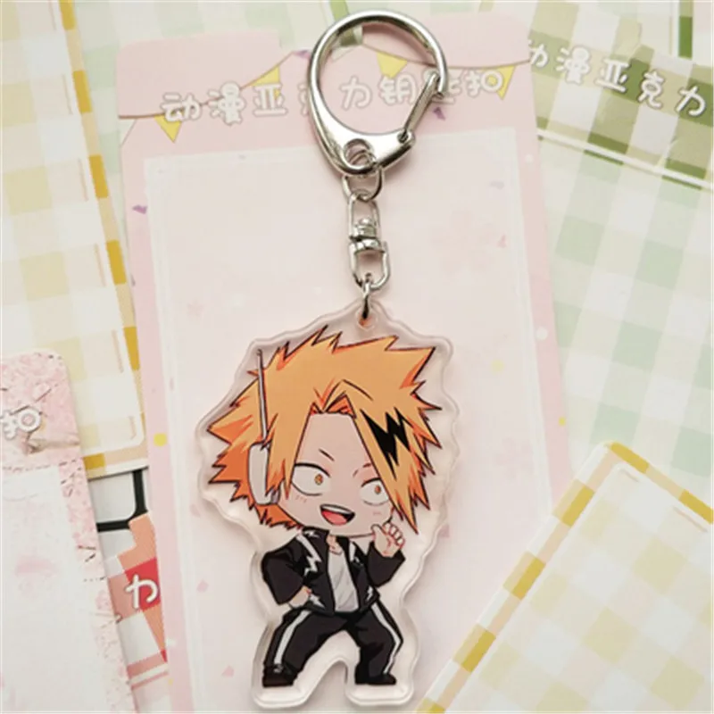 Аниме мультфильм Boku no hero academia My Hero Academia Denki Kaminari акриловый брелок для косплея на