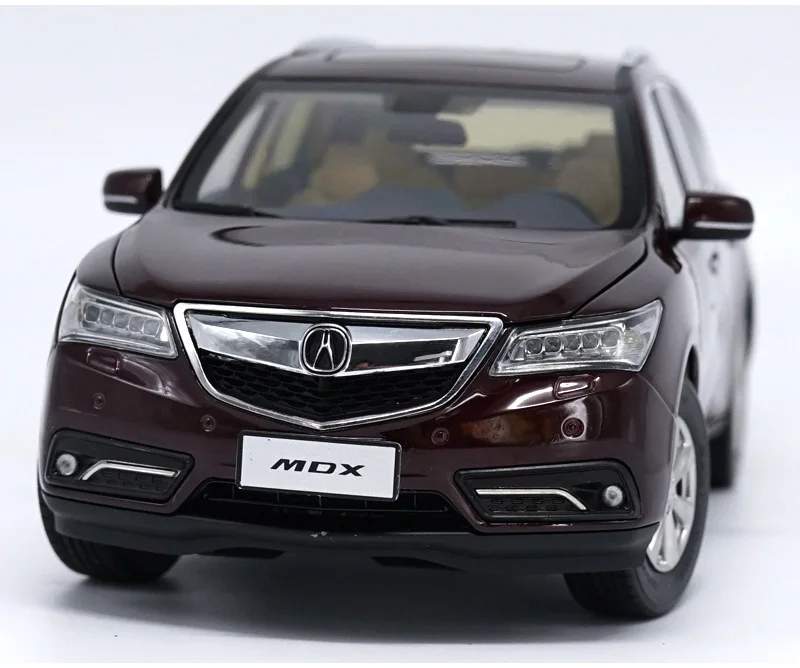 1:18 Acura MDX сплав литья под давлением Модель автомобиля игрушки белый красный для детей подарки коллекция оригинальная коробка