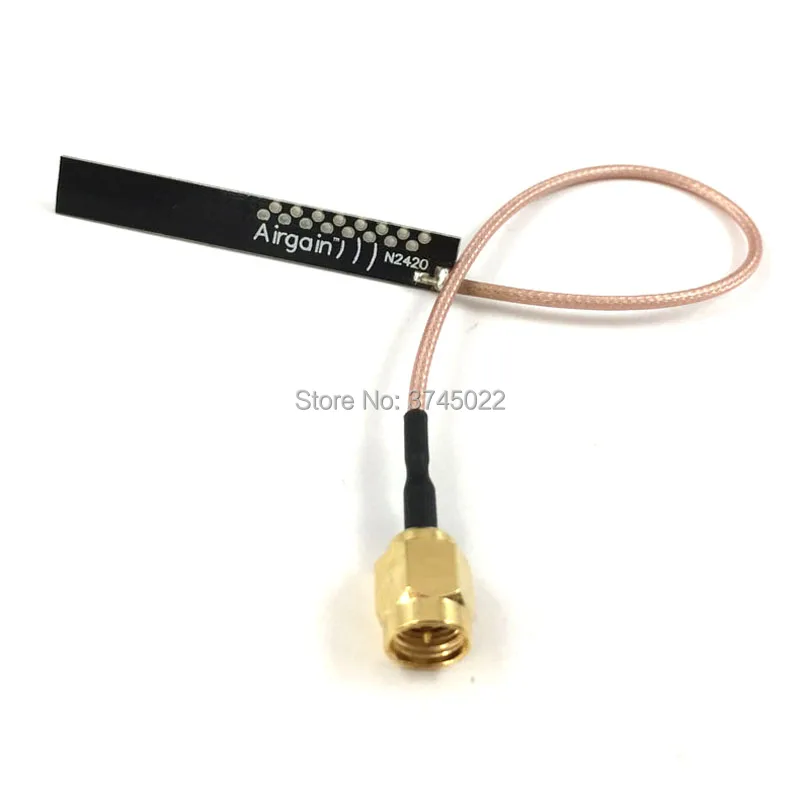 1 шт. 2 4G Sma Штекерная антенна 4dbi 2400 2700 МГц Wifi печатная плата с кабелем RG178 15 см