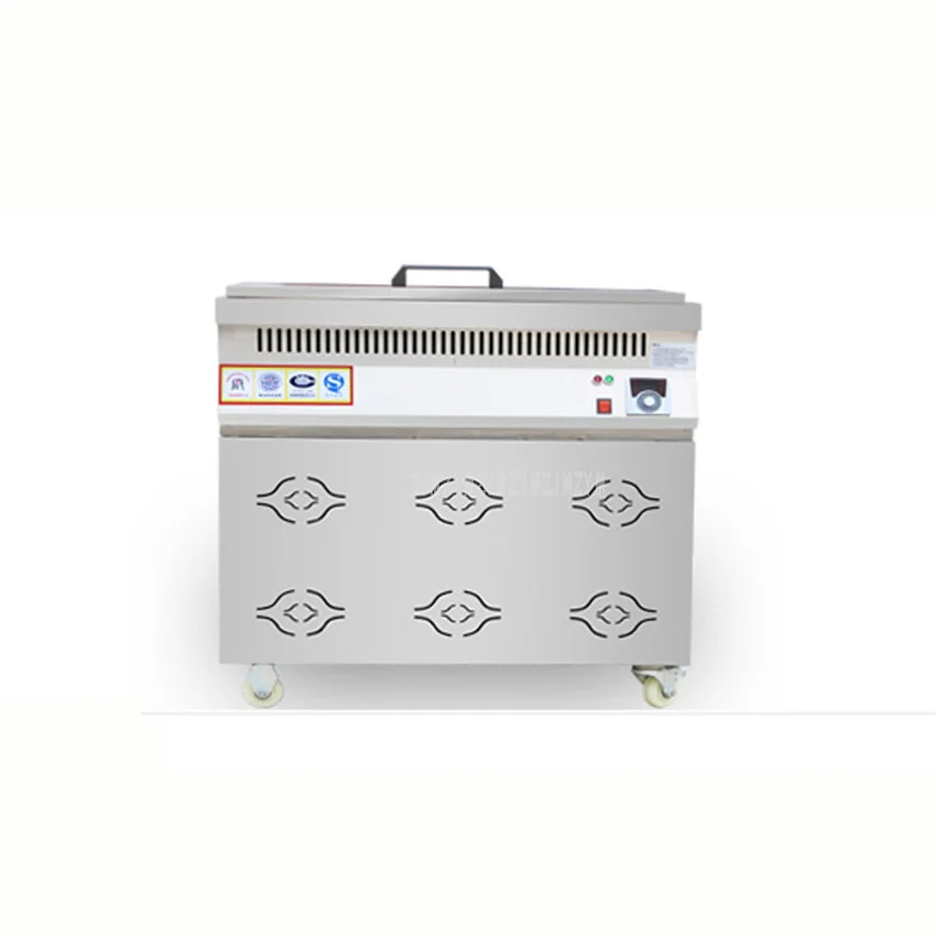 

50L Large Capacity Chicken French Fries Gas/Electric Deep Fryer Stainless Steel High Quality Commercial Deep Fryer With Wheel