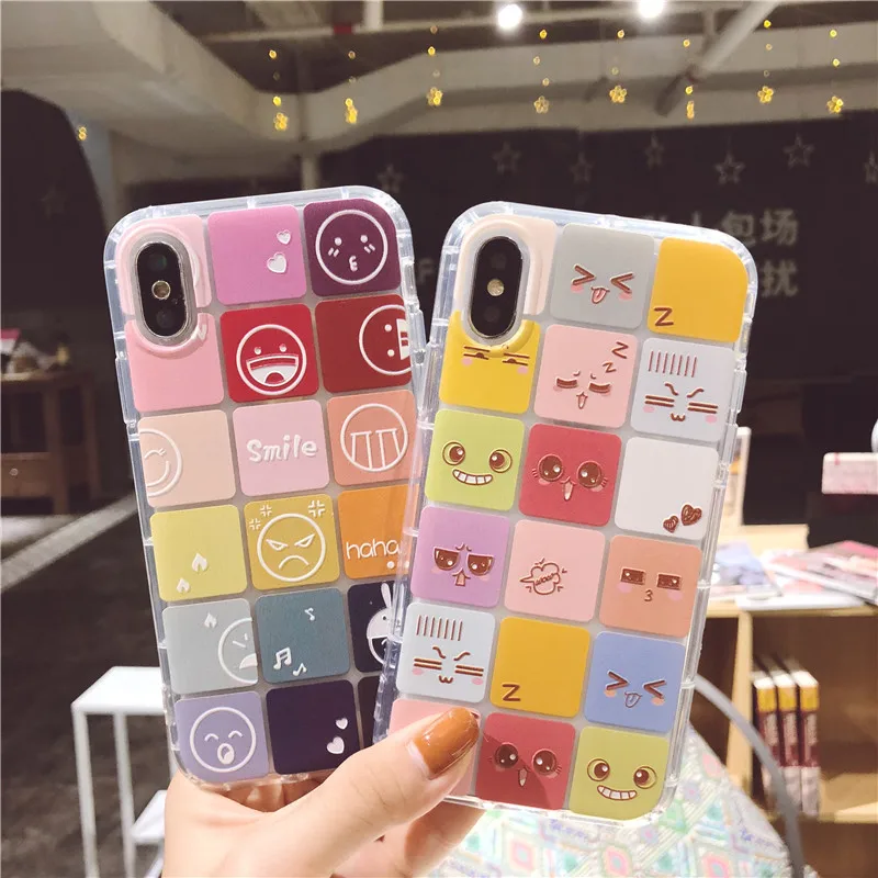 Новый силиконовый смайлик Экспрессия плед креативный милый Корейский мобильный