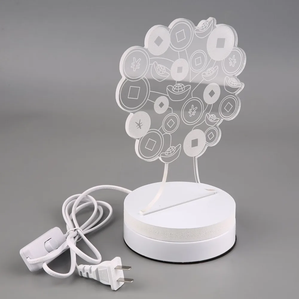 3D Световой USB Оптические иллюзии Micro СВЕТОДИОДНЫЙ ночник настольная лампа | Дом и