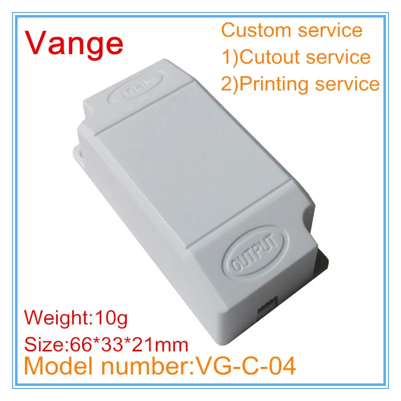 10 шт./лот экструдированный пластиковый корпус светодиодный драйвер блок питания