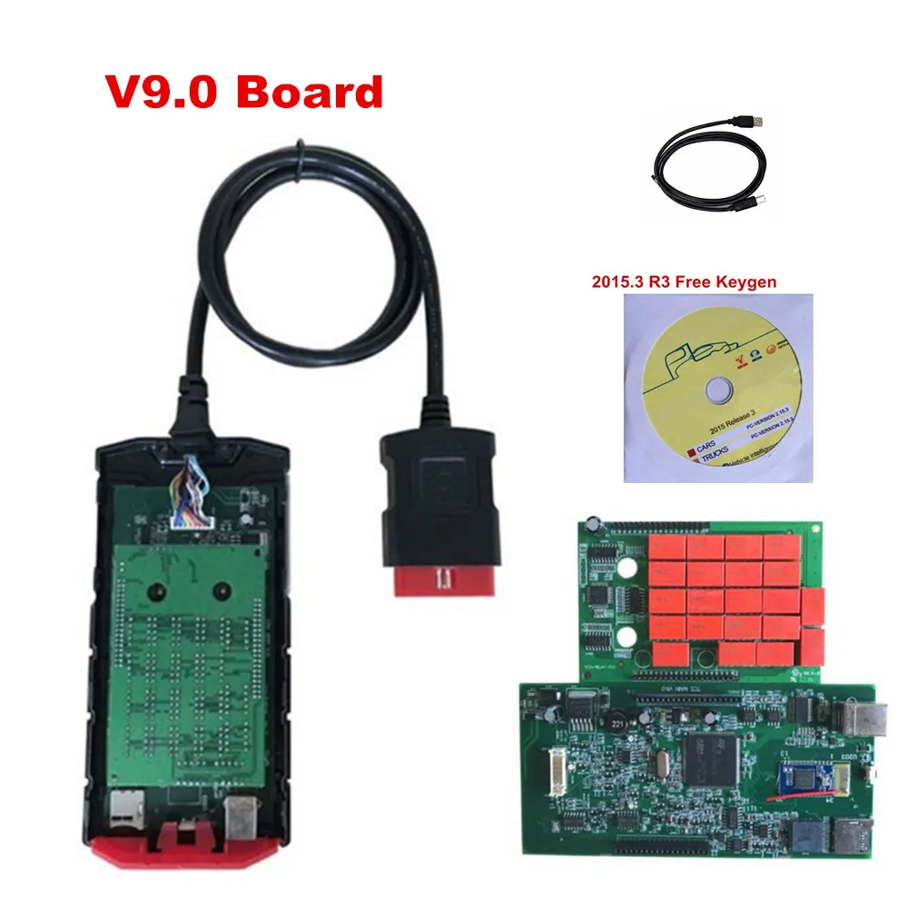 Новый Vci 2015 3 keygen Obd Obd2 vd TCS CDP PRO Plus Bluetooth As Multidiag Pro ObdII сканер автомобилей грузовиков