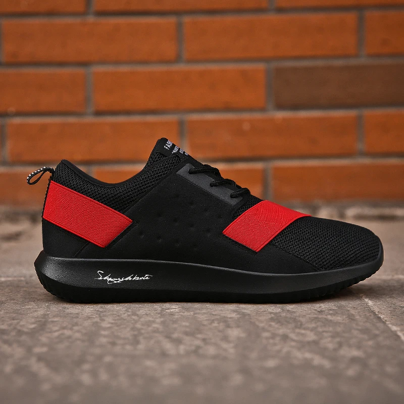 Running Shoes Low Spring Breathable Wear-resistant Soft Soles Fly Light and Comfortable Lace Sneakers | Спорт и развлечения