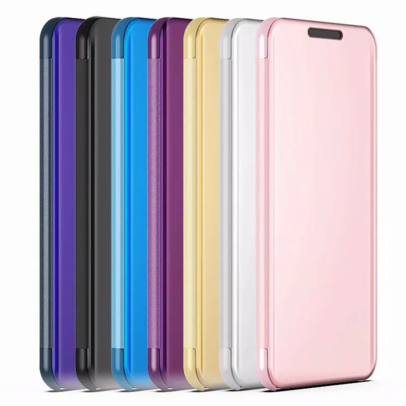 ZEALLION чехол для sony Xperia XZ3 чехол зеркальный Флип Прозрачный кожаный чехол для телефона