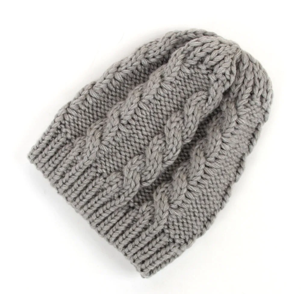 Newborn Hat warm winter baby wool hat hedging boy and girl small cap Cable Knit Beanie hats newborn photography props | Детская одежда
