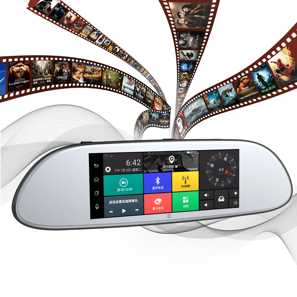 Сюрприз!! Panlelo зеркало автомобиля gps Android 5 0 6 86 дюймов HD 1080 P навигации с G SENSOR