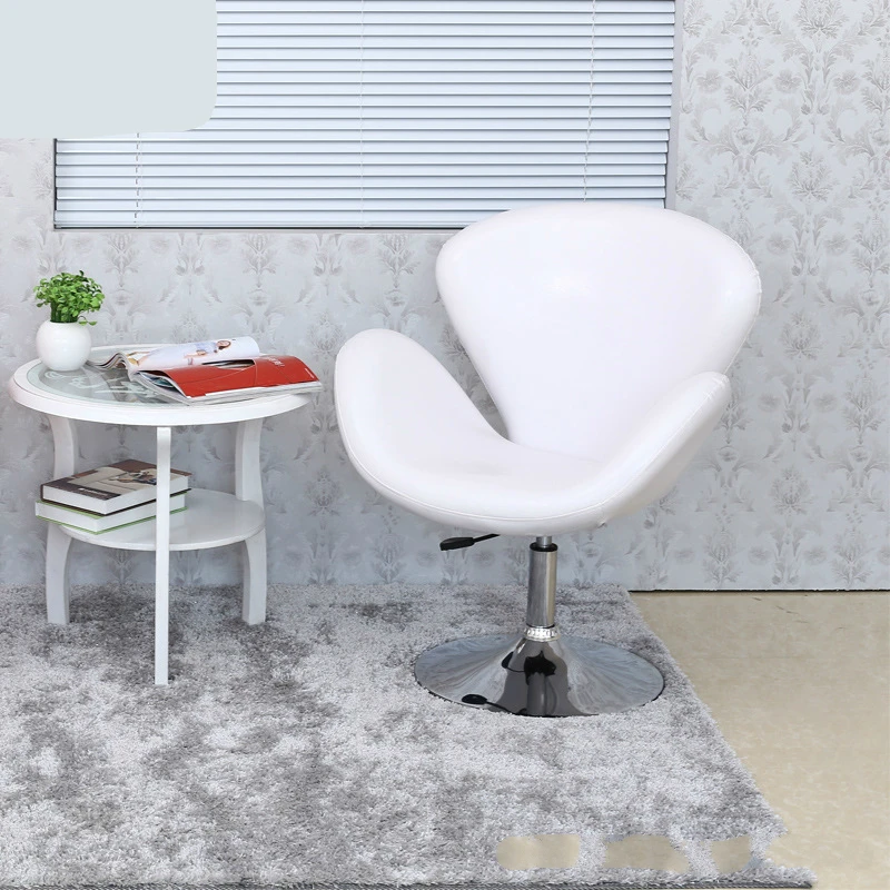PU Leisure Chair Lifted Rotated Household Living Room Multi-function Office Staff Meeting Stable Bar Stool | Мебель