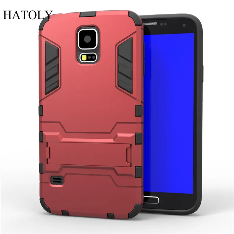 Чехол для Samsung Galaxy S5 противоударный Твердый чехол Силиконовый чехол-бампер с