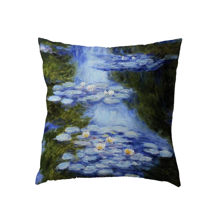 Белый чехол для подушки с изображением знаменитой монеты красная фотокартина