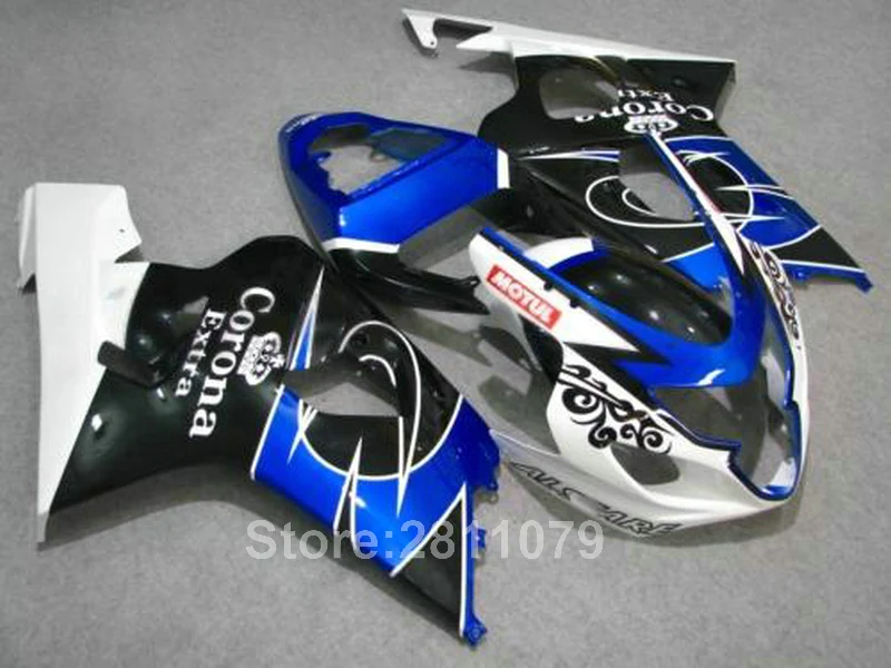 Комплект обтекателей для мотоциклов Suzuki SRAD GSXR600 750 04 05 GSXR 600 2004 2005 белый синий