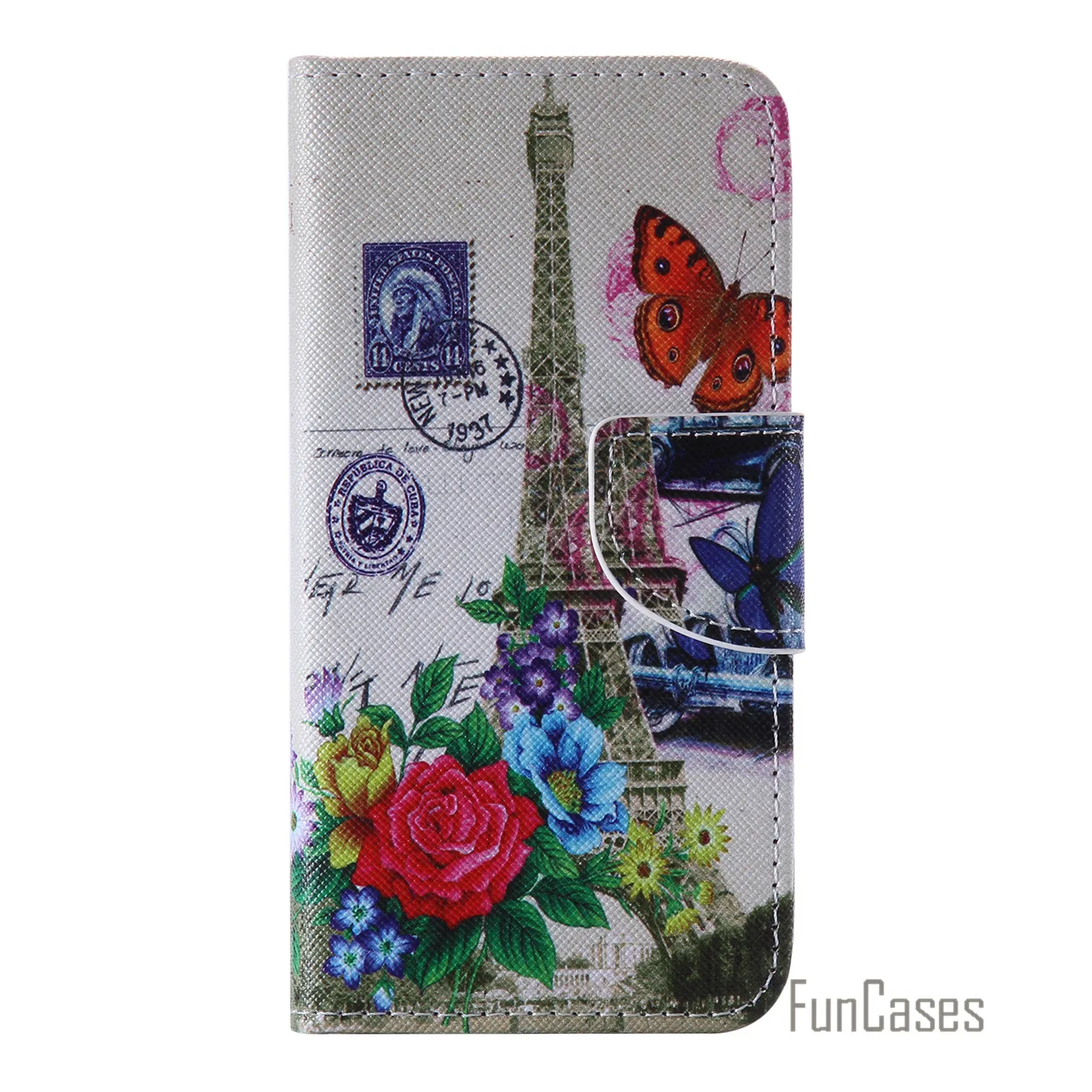 Funda PU Leather Flip Cell Mobile Phone Case For iPhone 6S / 6 Stand Wallet Card Slots Cover Cas aifon Capa | Мобильные телефоны и