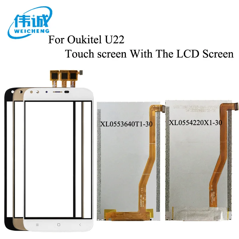 WEICHENG For Oukitel U22 LCD Display With Touch Screen Digitizer Mobile Replacement +Free Tools | Мобильные телефоны и