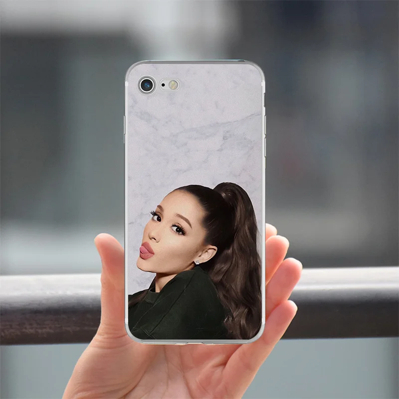 WM01336 Ciciber Ariana Grande AG радужные мягкие ТПУ чехлы для телефонов, чехол для IPhone 11 Pro Max XR XS Max 6 6S 7 8 Plus 5S SE X Fundas Capa - Цвет: WM01336