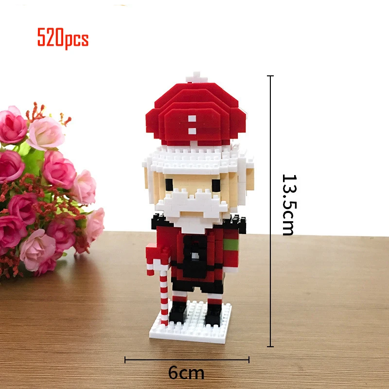 Микро Алмаз строительные блоки японский ирландский солдат серии Фигурки мини