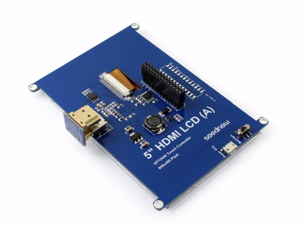 5 &quotHDMI LCD (A) Raspberry Pi 800x480 разрешение резистивный сенсорный контроль поддерживает