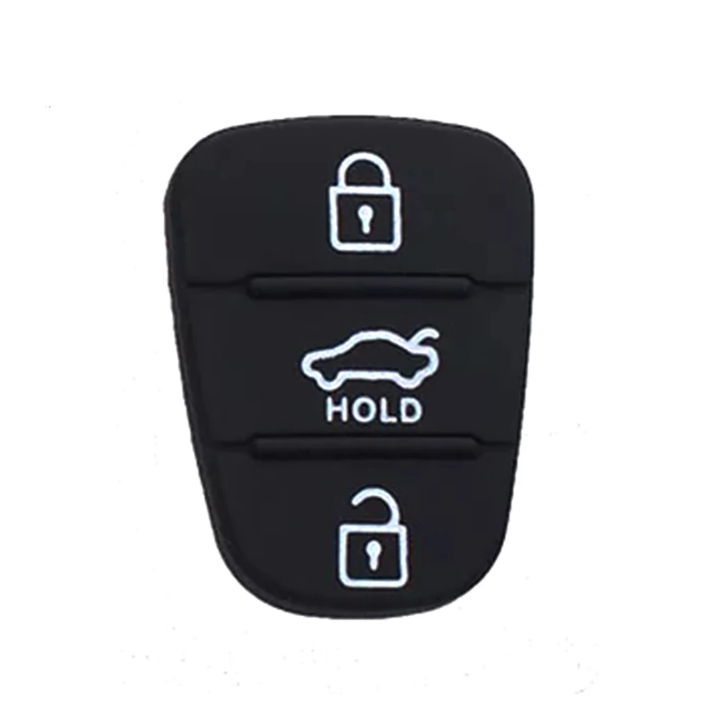 2PCS 3 Buttons Rubber Case Cover Car Key Shell For Hyundai I30 IX35 Kia Seed SeedPro Picanto Sportage Replacement | Автомобили и