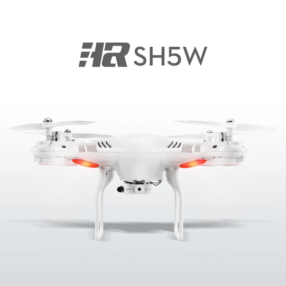 SH5W Радиоуправляемый Дрон 2 4 МП камера WiFi FPV 120G 4CH 6 осевой гироскоп квадрокоптер RTF