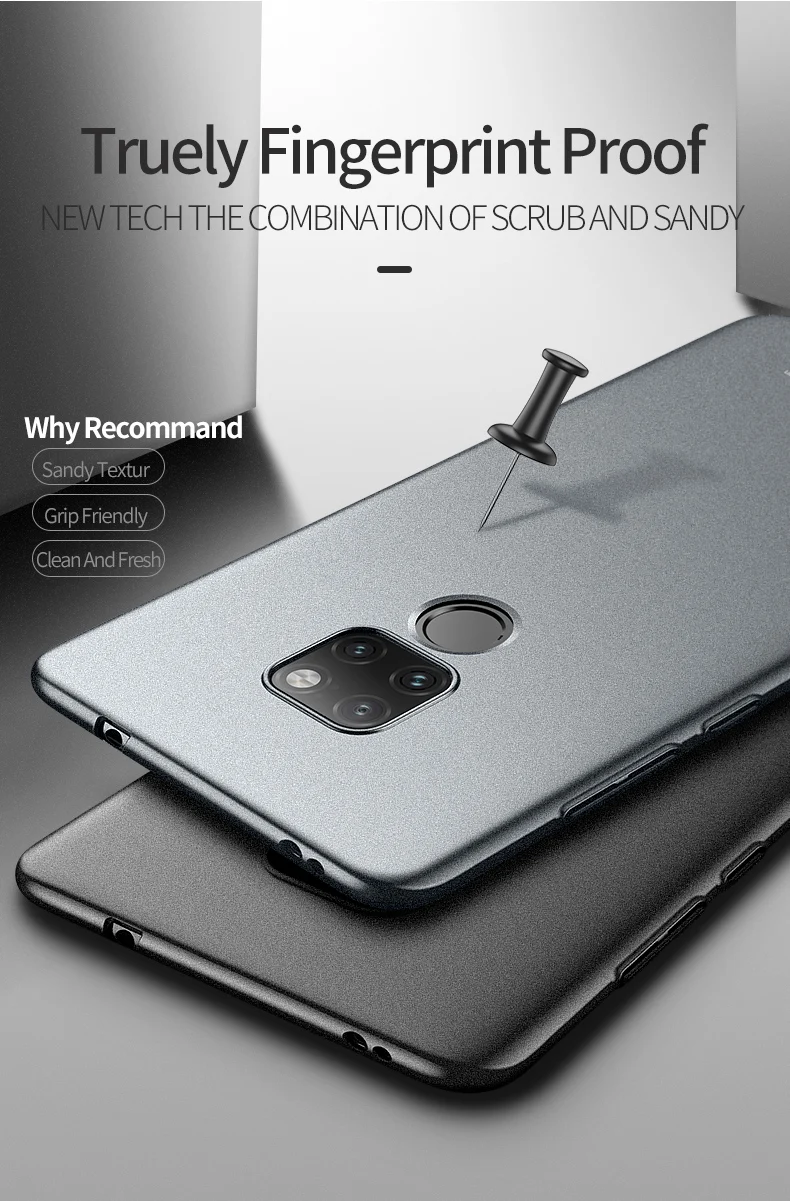YIYONG Cover For Huawei Mate 20 10 9 Pro Case Slim Matte Coque For Huawei Mate 20 10 Lite Case Hard PC Back Cover Mate 20 10 9