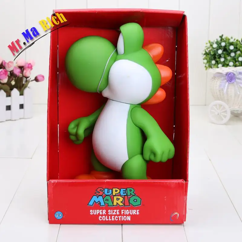 23 см Super Mario Bros Figura Yoshi Principessa Peach Pvc фигурка игрушка Марио Луиджи кукла|super mario bros|mario