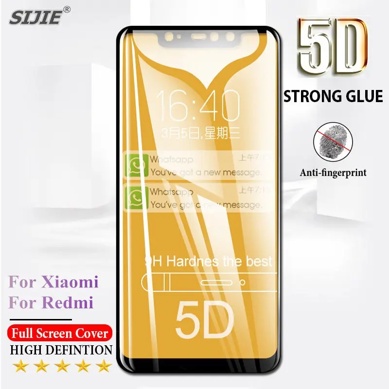 5D закаленное Стекло для спортивной камеры XIAO mi Red 6 Pro 6A 5 plus Note 7 8 9 SE 5X 6X A1 A2 Pocophone F1