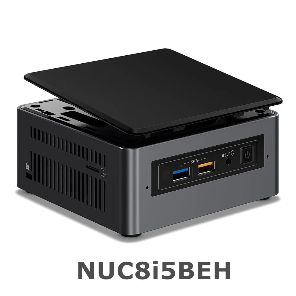 Серый Основной комплект Intel NUC 8(NUC8-i3/i5/i7-BEK/BEH)-Core i3/i5/i7, короткий, добавить не нужные компоненты - Цвет: Серый