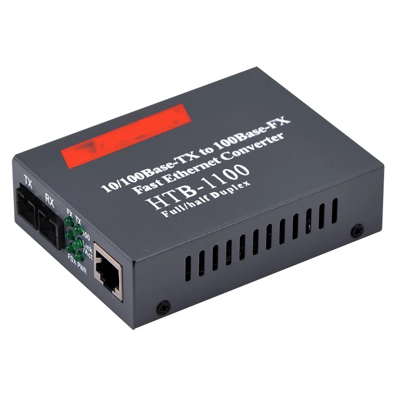 HTB-1100 10/100Mbps Optical Fiber Media Converter Multi-Mode Duplex Fiber SC port Converter 2KM