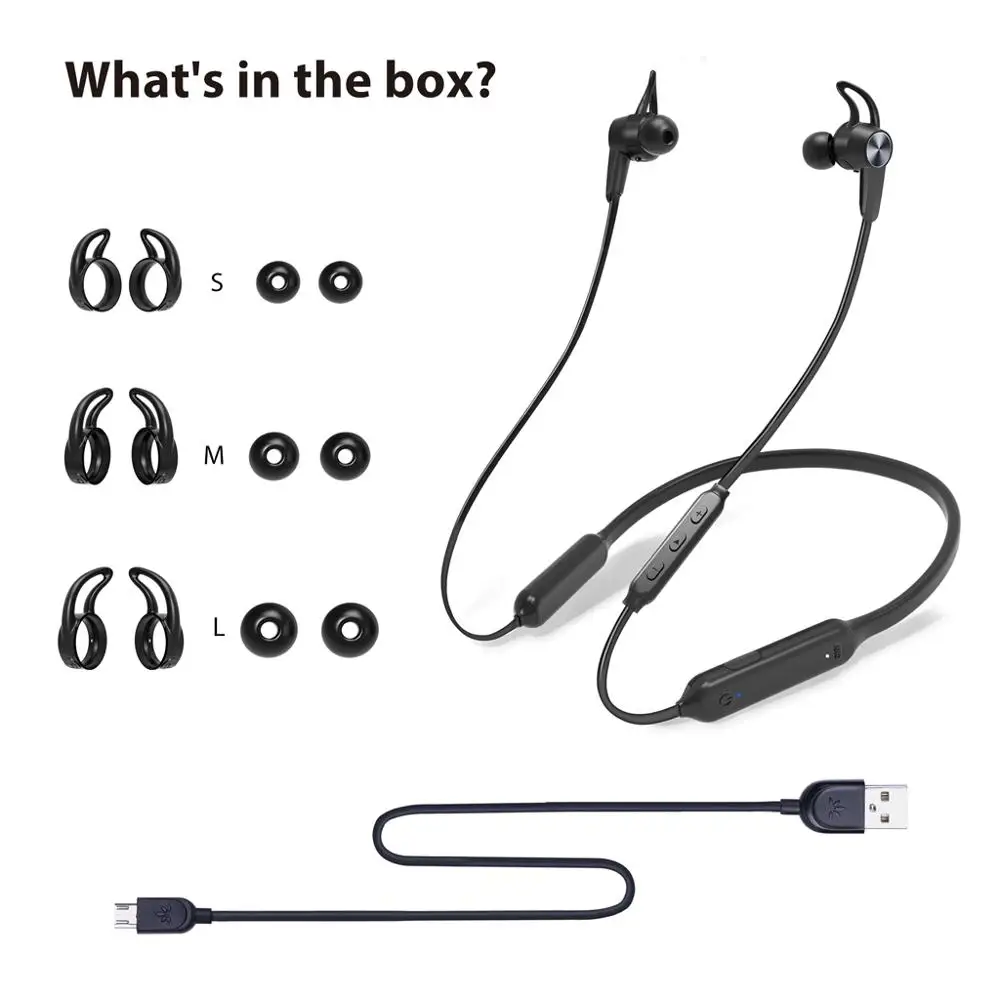 Avantree NB17 Bluetooth 5 0 шейные наушники с активным шумоподавлением ANC IPX5