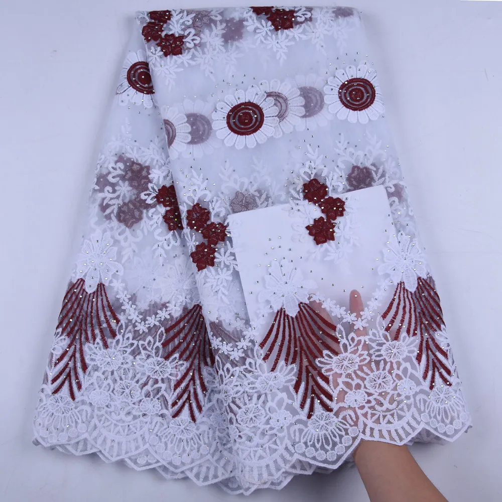 5 ярдов последнее нигерийское кружево ткань 2019 высокое качество Африканское