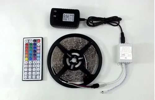 RGB Светодиодная лента 5050/3528/2835 RGB пульт дистанционного управления 44 Ключ питания Набор водонепроницаемое красочное обесцвечивание мягкий свет бар rbg led