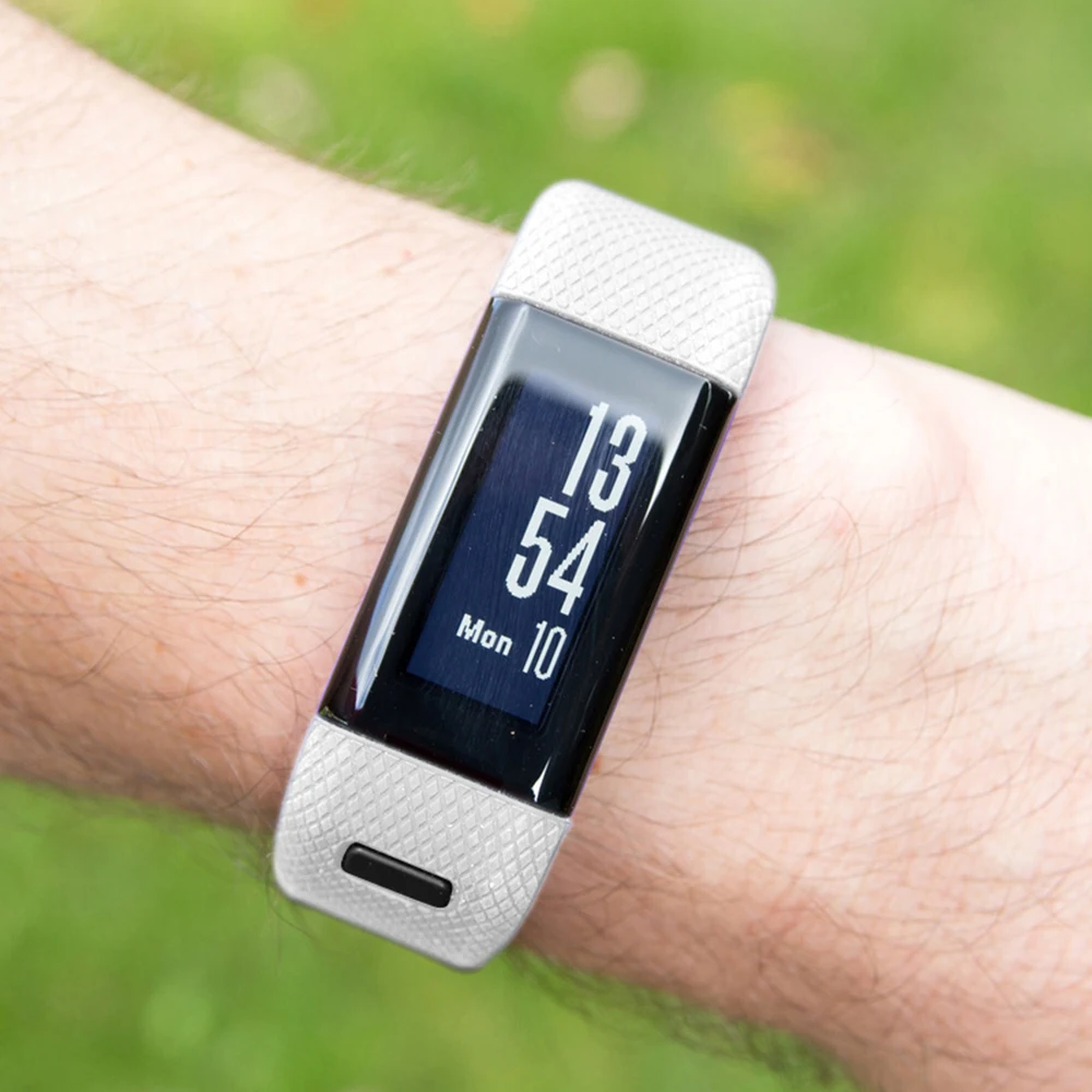 Спортивный силиконовый ремешок для часов Garmin Vivosmart HR + смарт браслет