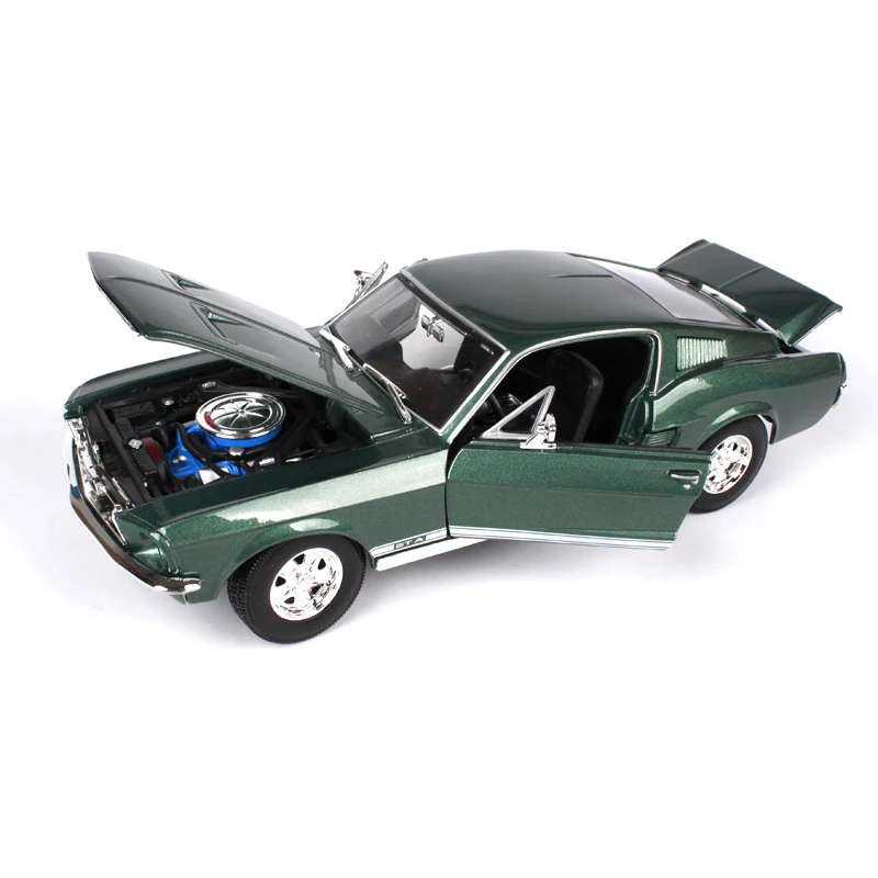 Классические автомобили Maisto 1:18 1967 Mustang GTA Fastback коллекционные модели автомобилей
