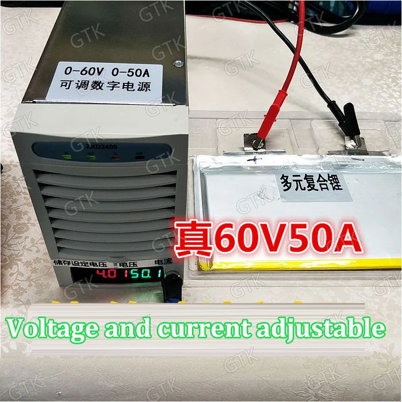 LTO lifepo4 литий-ионный Зарядное устройство 0-60V 0-50A регулируемое зарядное 28V 14 6 24V 42В 54