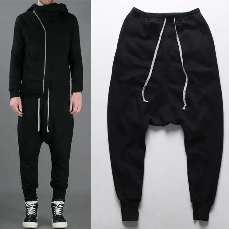 

Men Spring Casual Crotch Harem Pants Hip Hop Drop Crotch Pants Swag joggers punk dance sweatpants for men 71910