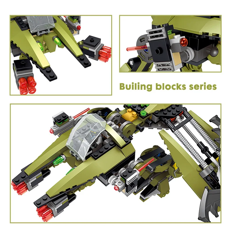Совместимость с моделями building toy 555 31094 шт. ниндзя 2in1 трансформации Mecha
