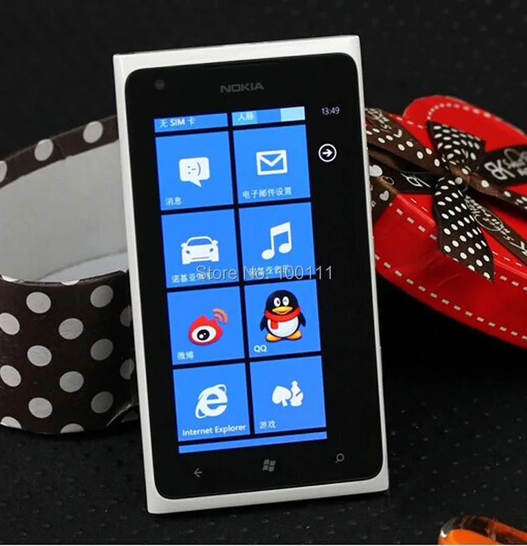 Восстановленный Оригинальный Nokia Lumia 900 разблокированный Windows мобильный телефон
