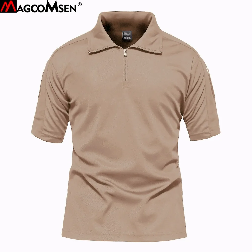 MAGCOMSEN мужские футболки камуфляжные с коротким рукавом Мужские дышащие