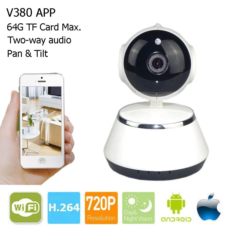 MSeeAD HD 720P IP камера WiFi Беспроводная Смарт безопасности микро SD сеть вращающийся
