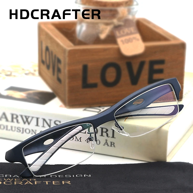 HDCRAFTER спортивные очки для близорукости оправа мужчин tr90 оптические компьютера