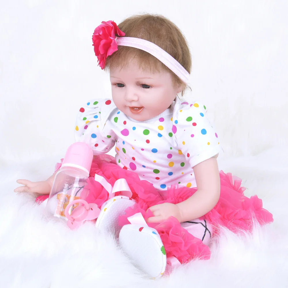 Новинка 55 см Реалистичная кукла для малышей детей игрушки подарки на день