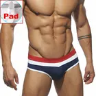 Мужские трусы для плавания, сексуальные, для геев, пуш-ап, мужские купальные костюмы, Лоскутные плавки, пляжный купальный костюм, zwembroek