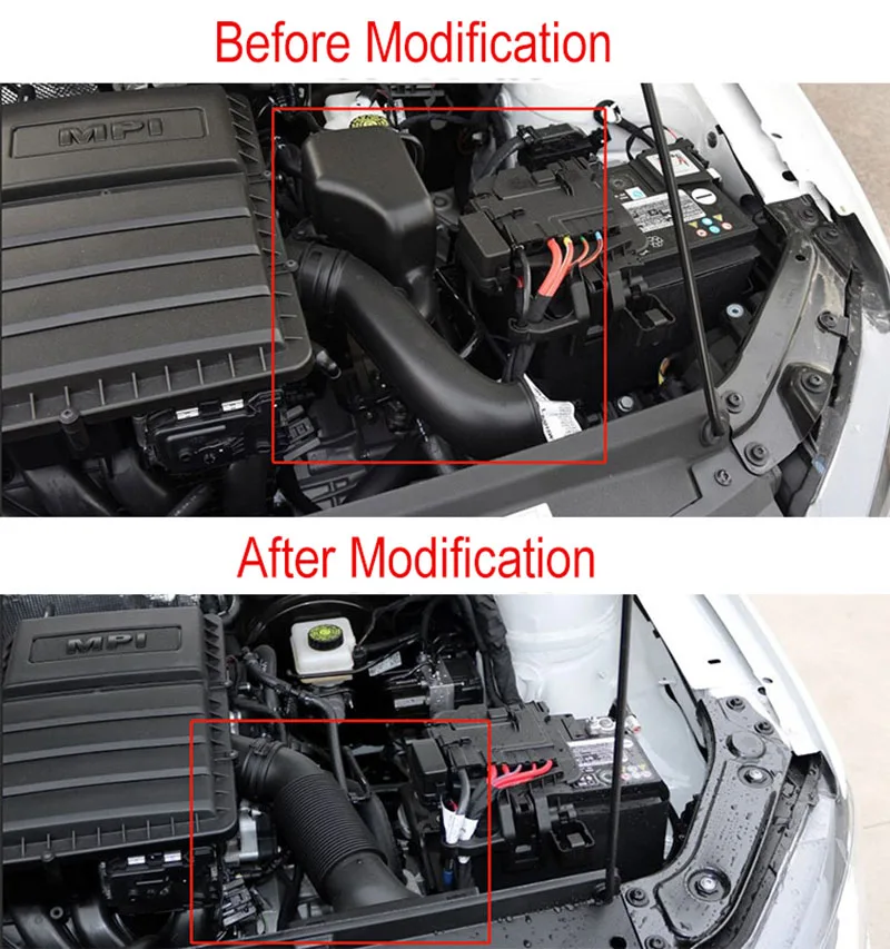 Baificar Brand New Intake Pipe Modification Air Intake Air Inlet Pipe For VW Soda Rapid New Santana Jetta Polo