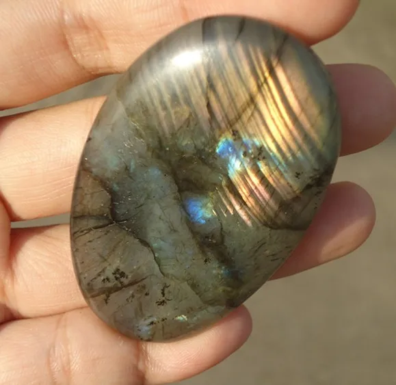 

NATURAL MOON STONE Labradorite CRYSTAL Shine 45g