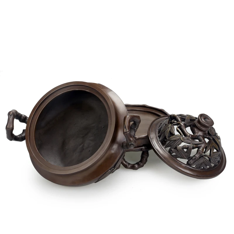 Бронзовая курильница плита меди ароматерапия благовония Будда деятельности