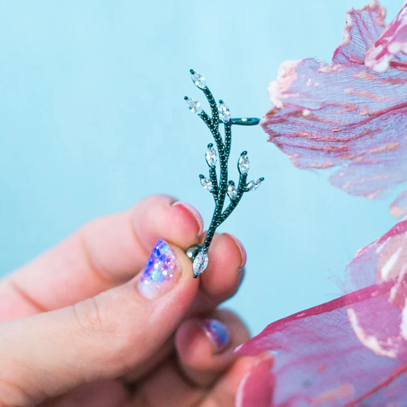 Женские серьги-гвоздики HIBRIDE с кубическим цирконием AAA аксессуары для птиц E-412 2019 |