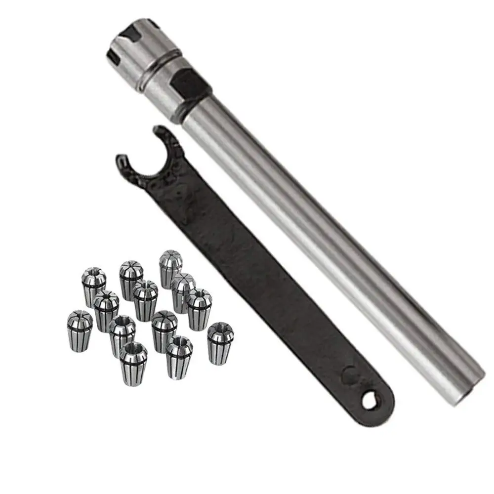 Новый 15 шт./компл. ER11 пружина Цанга + CNC мельница C12-ER11M-100L прямой хвостовик патрон с