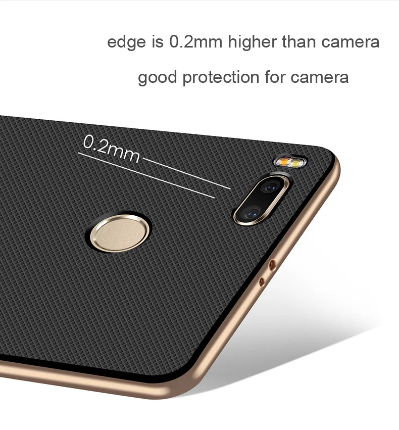 Stand Holder Kickstand Case for Xiaomi Mi5X Mi A1 Hybrid Slim Armor Protector Cover |