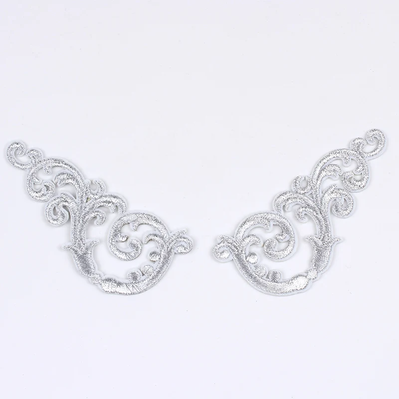 10pcs/lot Embroidered Silver Cloudy Patch DIY Iron On Cosplay Suits Jeans Bags Pants Stickers Sewing Appliques Badge | Дом и сад