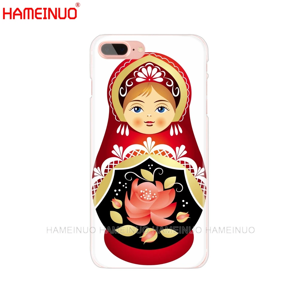 HAMEINUO Russian matryoshka Dolls Pattern Cute Luxury cell phone Cover case for iphone X 8 7 6 4 4s 5 5s SE 5c 6s plus | Мобильные